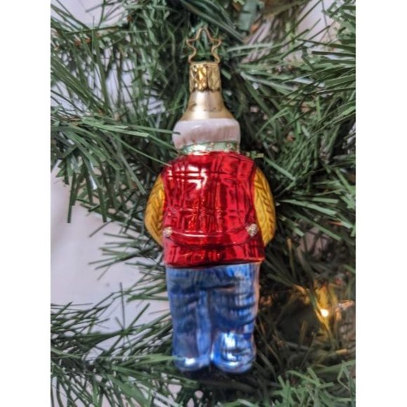 Grandpa Retired Old World Christmas Inge Glas Ornament - Picture 1 of 3